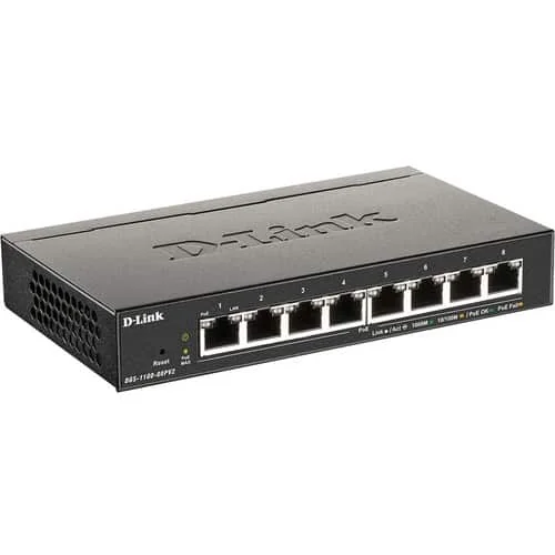 D-LINK 8-Port Layer2 PoE Smart Switch - DGS-1100-08PV2/E